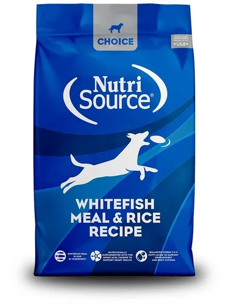 5 Lb Nutrisource Choice Whitefish Meal & Rice Dog Food - Healing/First Aid
